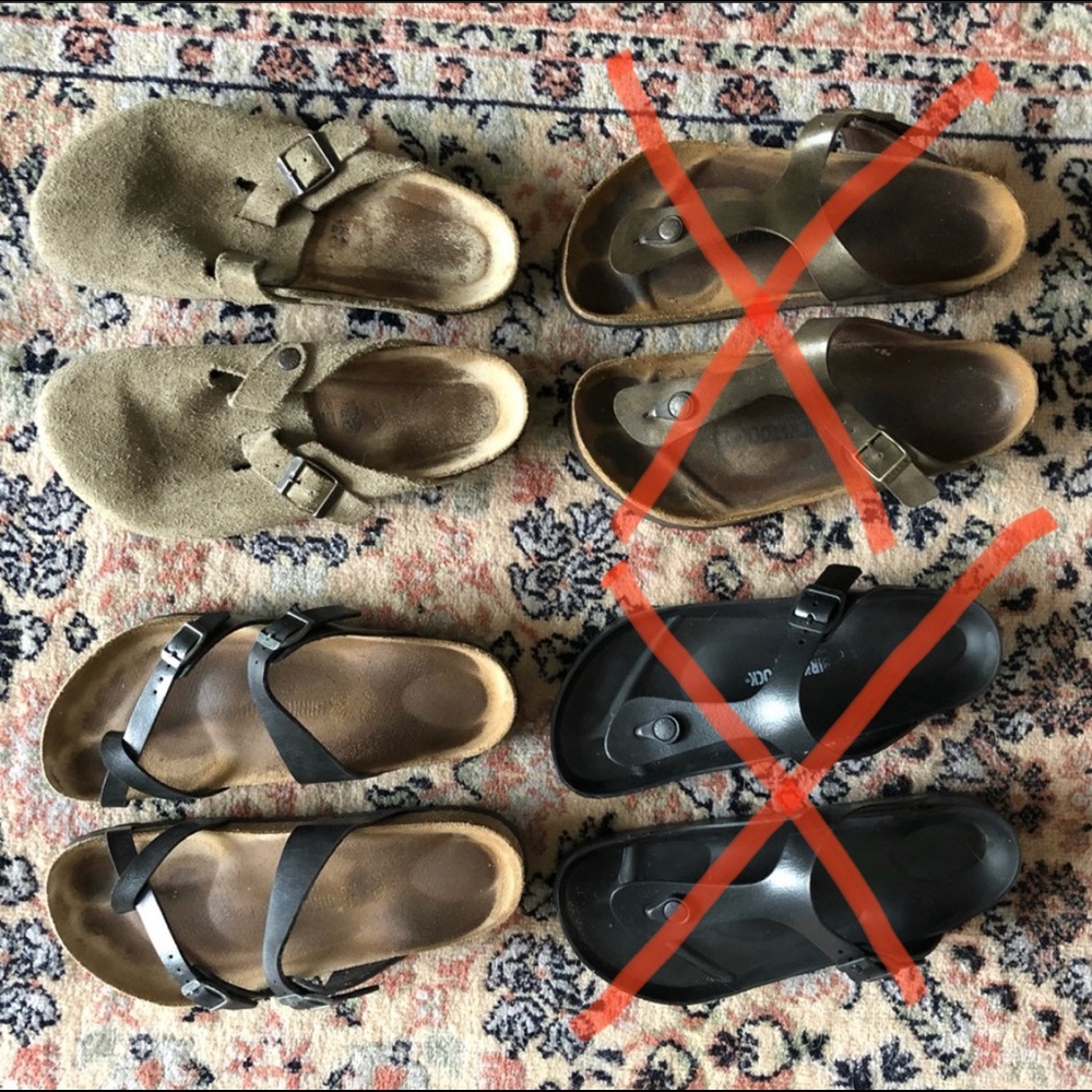 Lot Birkenstocks: Boston & Mayari size 40